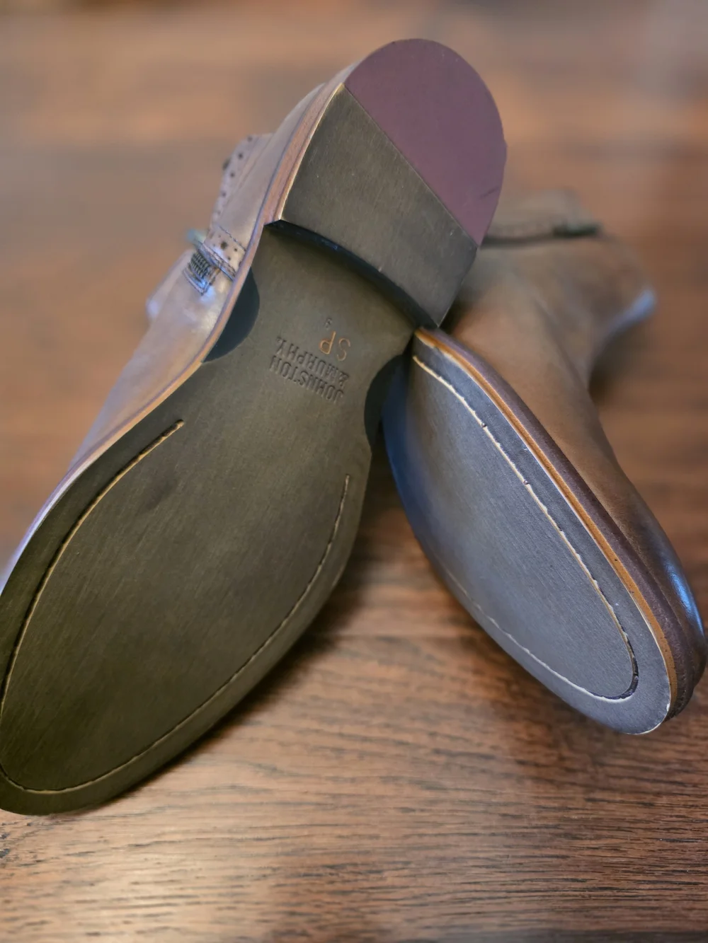 Johnson & Murphy MlMen's Brown Leather Chukka Zip Boots - Sleek Ankle Chukka